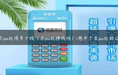 投资pos机得多少钱（办pos机挣钱吗）(想开个卖pos机的公司)缩略图