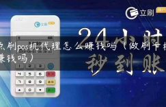 点刷pos机代理怎么赚钱吗（做刷卡机赚钱吗）缩略图
