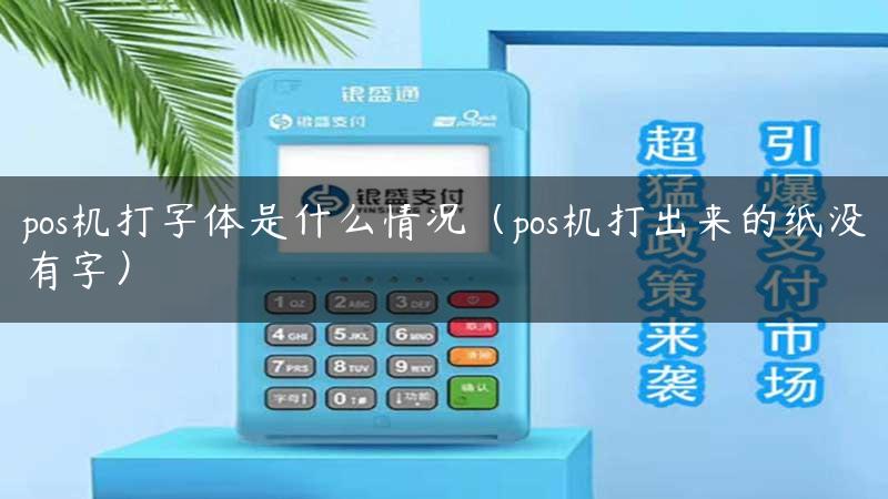 pos机打字体是什么情况（pos机打出来的纸没有字）