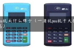 pos机买什么牌子（一清机pos机十大排名）缩略图