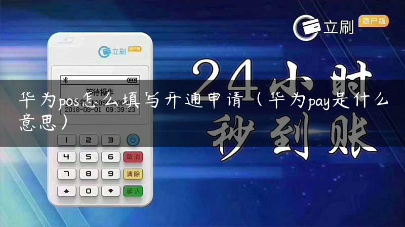 华为pos怎么填写开通申请（华为pay是什么意思）