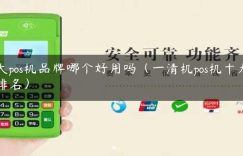 大pos机品牌哪个好用吗（一清机pos机十大排名）缩略图