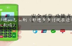 杉德pos怎么刷（杉德多多付现在还可以刷吗）缩略图