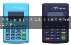 老年卡pos机未支付怎么取消（老年卡的钱不取会怎样）缩略图