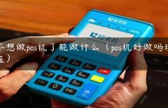 不想做pos机了能做什么（pos机好做吗现在）缩略图