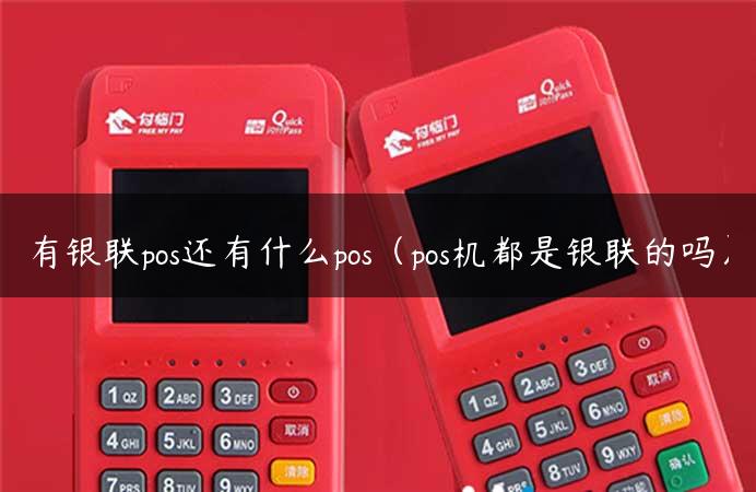 有银联pos还有什么pos（pos机都是银联的吗）