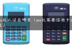 pos机认证在哪里（pos机需要信用卡认证）缩略图
