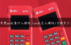 免费pos机靠什么挣钱（pos机怎么赚钱1万挣多少）缩略图