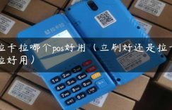 拉卡拉哪个pos好用（立刷好还是拉卡拉好用）缩略图